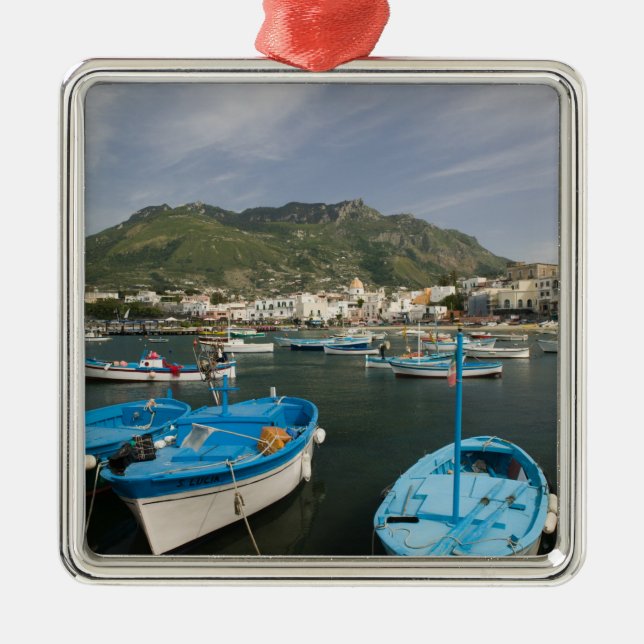 ITALY, Campania, (Bay of Naples), ISCHIA, FORIO: 2 Metal Ornament (Front)