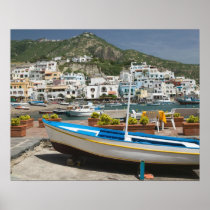 ITALY, Campania, (Bay of Naples), ISCHIA, Poster
