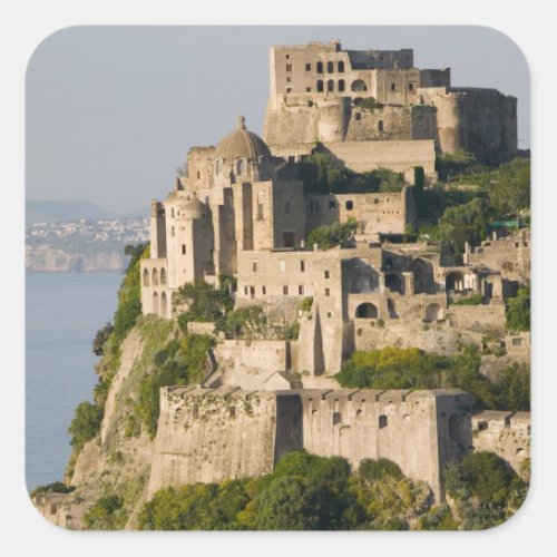 ITALY Campania Bay of Naples ISCHIA Square Sticker