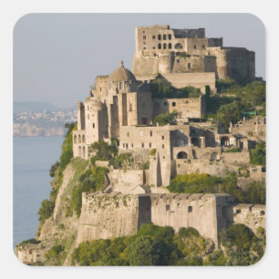ITALY, Campania, Bay of Naples), ISCHIA, Square Sticker