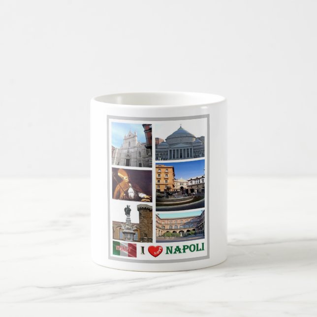 Italy - Campania - Naples - I Love - Coffee Mug (Center)