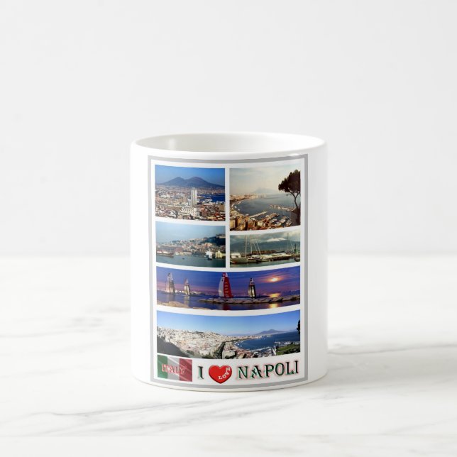 Italy - Campania - Naples - I Love - Coffee Mug (Center)
