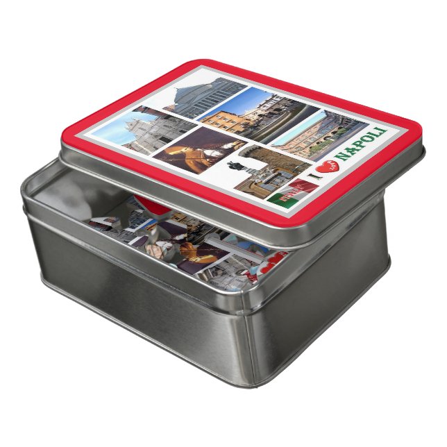 Italy - Campania - Naples - I Love - Jigsaw Puzzle (Lid Open)