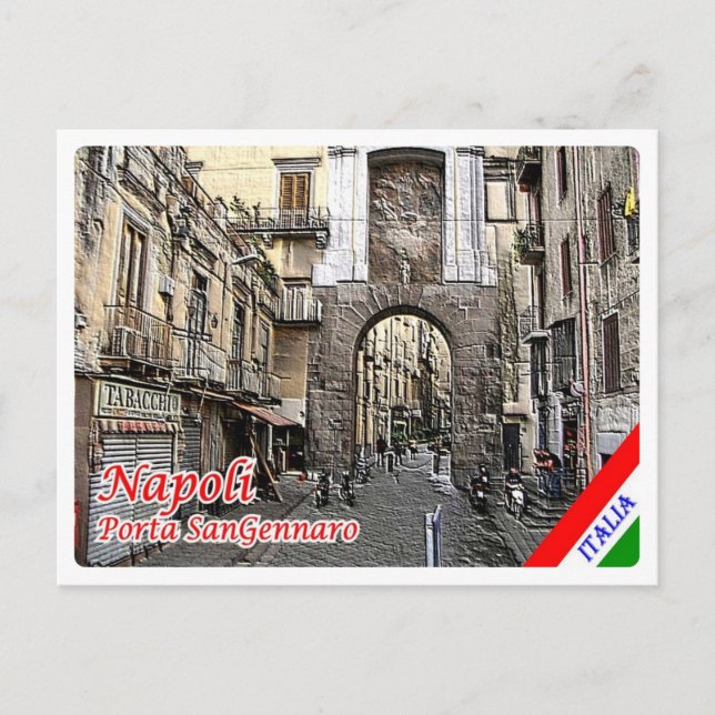 Italy - Campania - Naples - Porta San Gennaro - Postcard (Front)