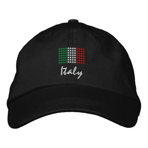 Italy Cap Italian Flag Hat
