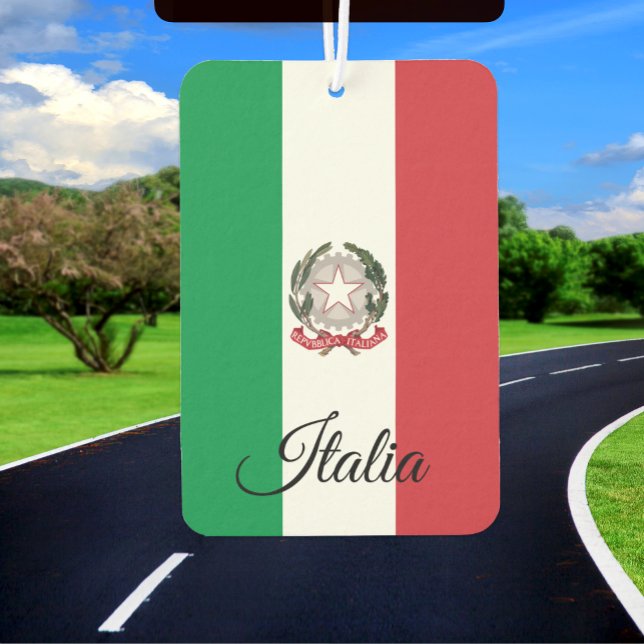 Italy Car Air Freshener, Italian Flag Air Freshener (Creator Uploaded)