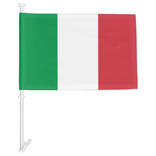 Italy Car Flag