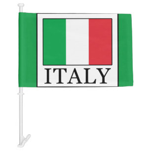 Italy Car Flag
