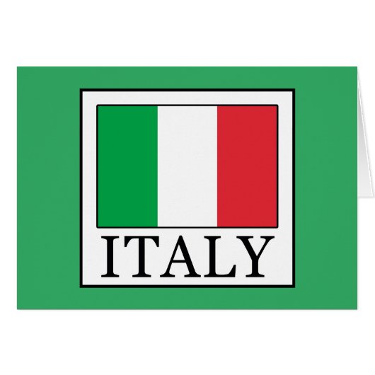 Italy Cards (Front Horizontal)