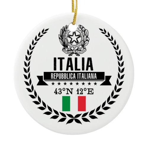 Italy Ceramic Ornament