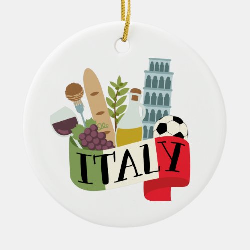 Italy Ceramic Ornament