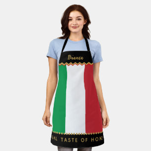 Italy Chefs Apron, Italian Flag Apron