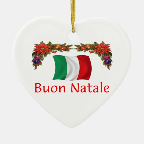 Italy Christmas Ceramic Ornament