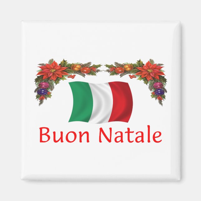 Italy Christmas Magnet (Front)