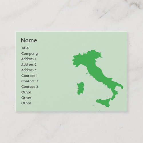 Italy - Chubby Business Card Templates