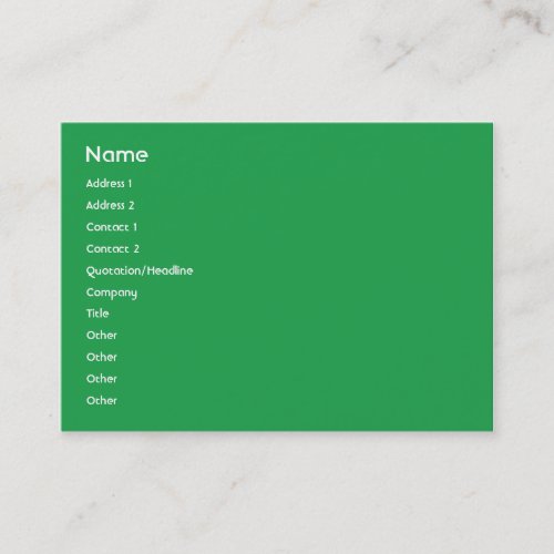 Italy - Chubby Business Card