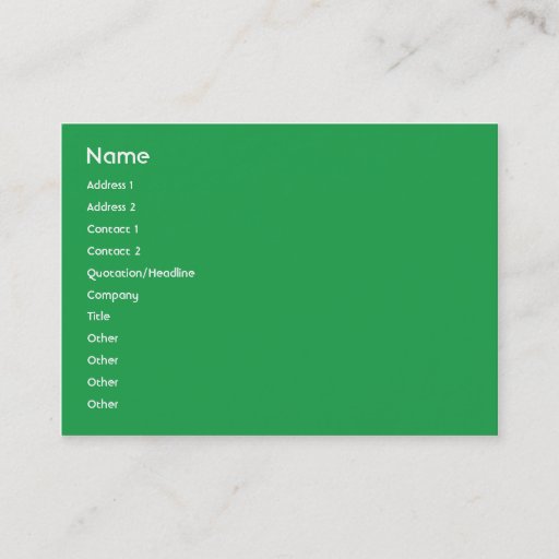 Customizable Italy - Chubby Business Card
