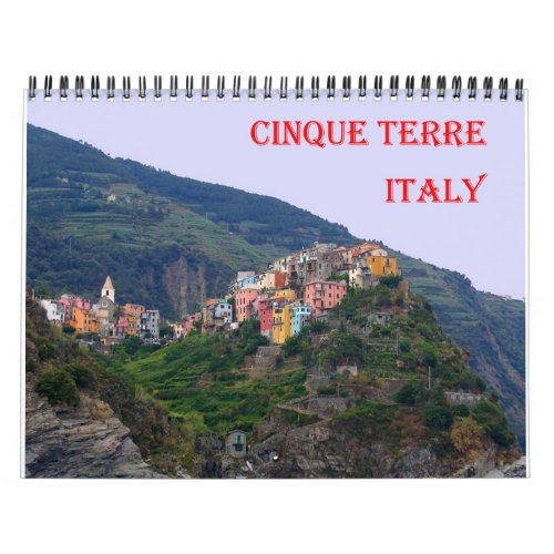 Italy _ Cinque Terre _ Calendar