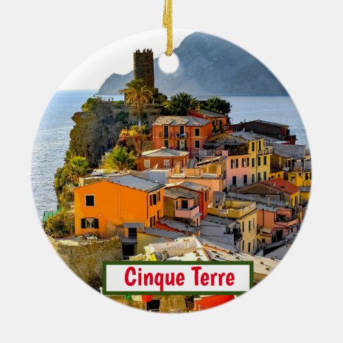 Italy Cinque Terre  Christmas Ornament