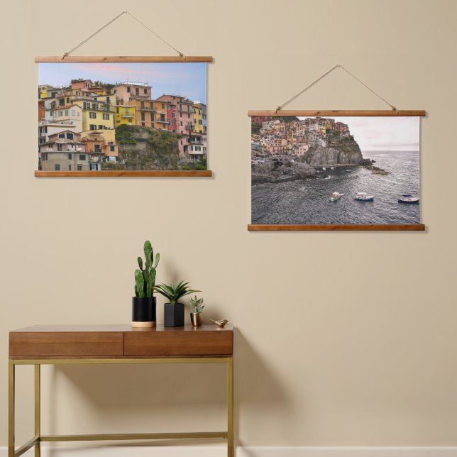 Italy Cinque Terre Hanging Tapestry (Asymmetrical)