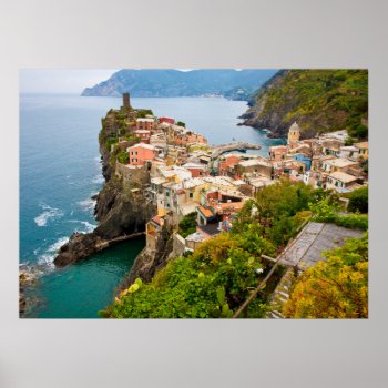 Italy Cinque Terre Poster by The_best_in_Nature at Zazzle
