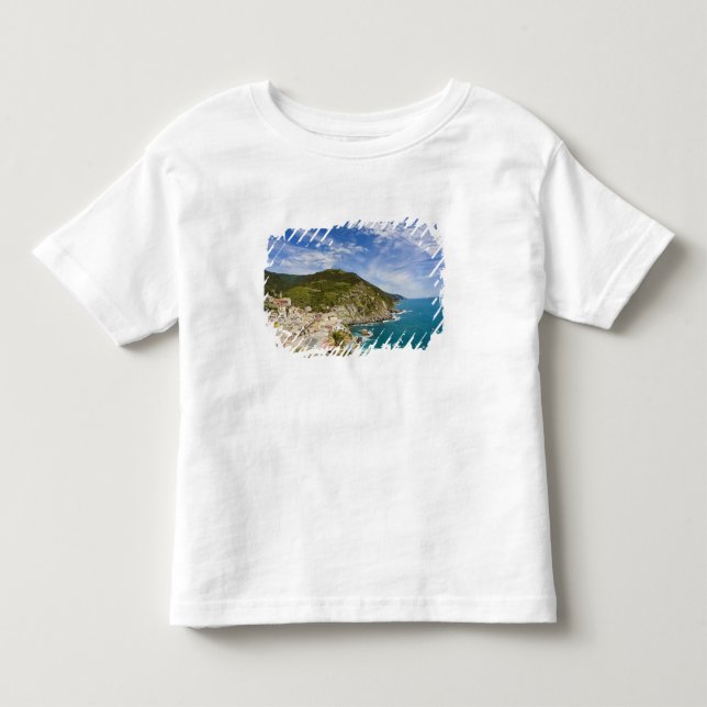 Italy, Cinque Terre, Vernazza, Hillside Town of 2 Toddler T-shirt (Front)