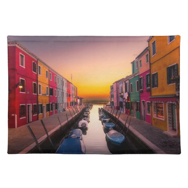 Italy Cityscape Cloth Placemat (Front)