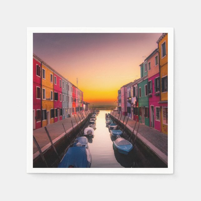 Italy Cityscape        Napkins (Front)
