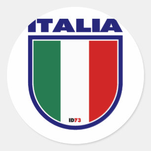 Italy Classic Round Sticker