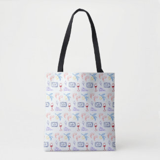 Italy Coastal Food Tote Bag