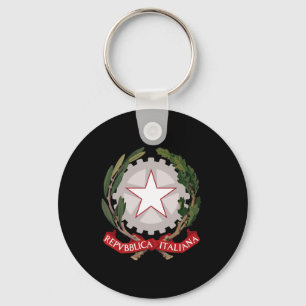 Italy Coat of Arms Keychain