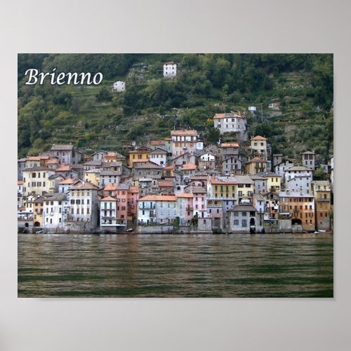 Italy _ Como Lake _ Brie _ Poster