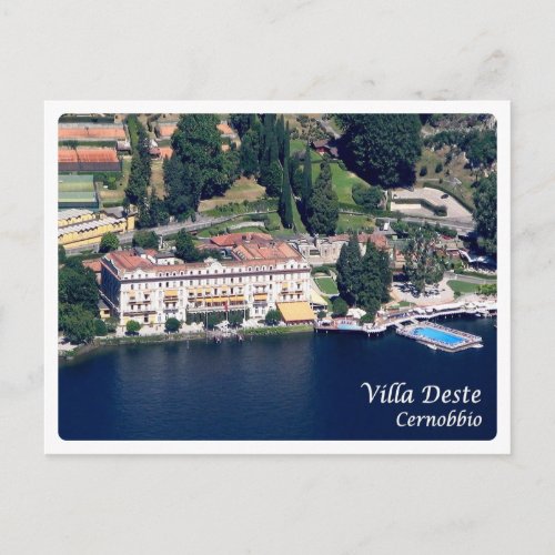 Italy _ Como Lake _ Cernobbio _ Villa DEste _ Postcard
