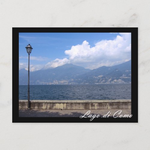 Italy Como Lake Postcard