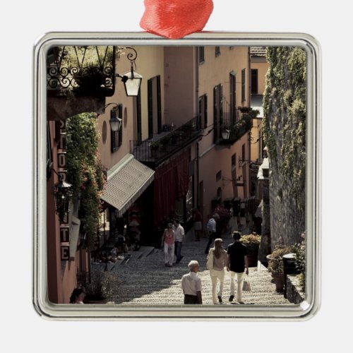 Italy Como Province Bellagio Salita 2 Metal Ornament