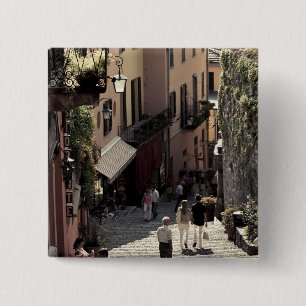 Italy, Como Province, Bellagio. Salita 2 Pinback Button