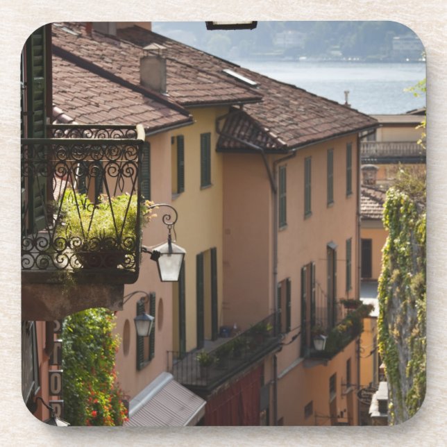 Italy, Como Province, Bellagio. Salita Drink Coaster (Front)