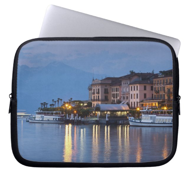 Italy, Como Province, Bellagio. Town view, Laptop Sleeve (Front)