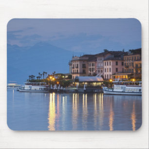 Italy, Como Province, Bellagio. Town view, Mouse Pad
