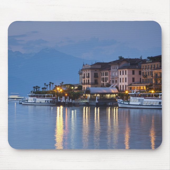 Italy, Como Province, Bellagio. Town view, Mouse Pad (Front)