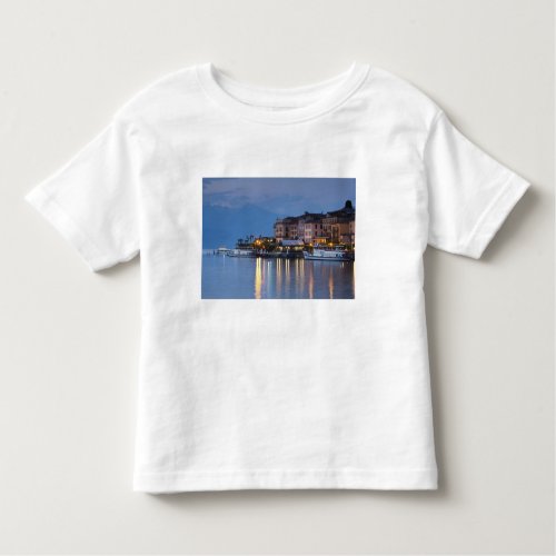 Italy Como Province Bellagio Town view Toddler T_shirt
