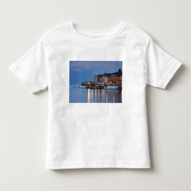 Italy, Como Province, Bellagio. Town view, Toddler T-shirt (Front)