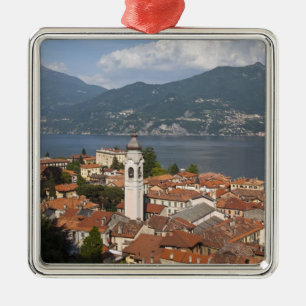 Italy, Como Province, Menaggio. Town view and Metal Ornament