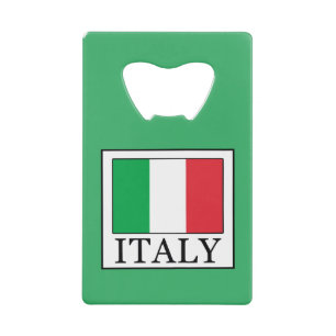 Italy Credit Card Bottle Opener