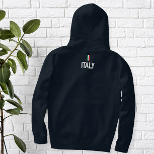 Italy Crewneck Sweatshirt with Italian Flag