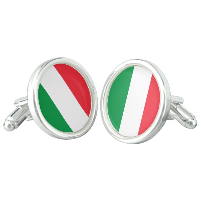 Italy Cufflinks (Angled)