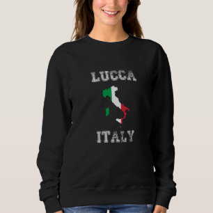 Italy Distressed Flag Lucca Pride Sweatshirt