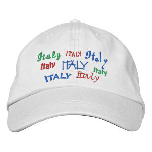 Italy Embroidered Baseball Hat