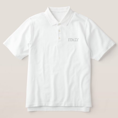 ITALY EMBROIDERED POLO SHIRT