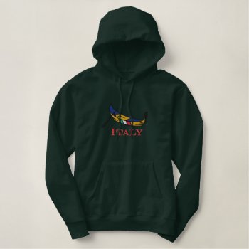Italy Embroidered Sweatshirt For Him Or Her by Stitchbaby at Zazzle